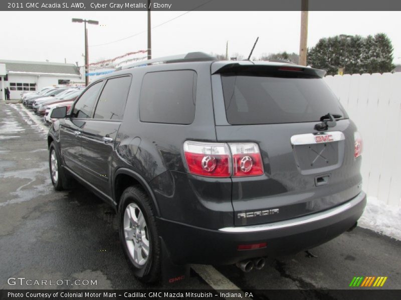 Cyber Gray Metallic / Ebony 2011 GMC Acadia SL AWD