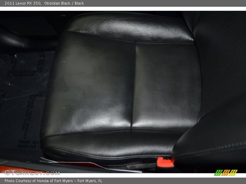 Obsidian Black / Black 2011 Lexus RX 350