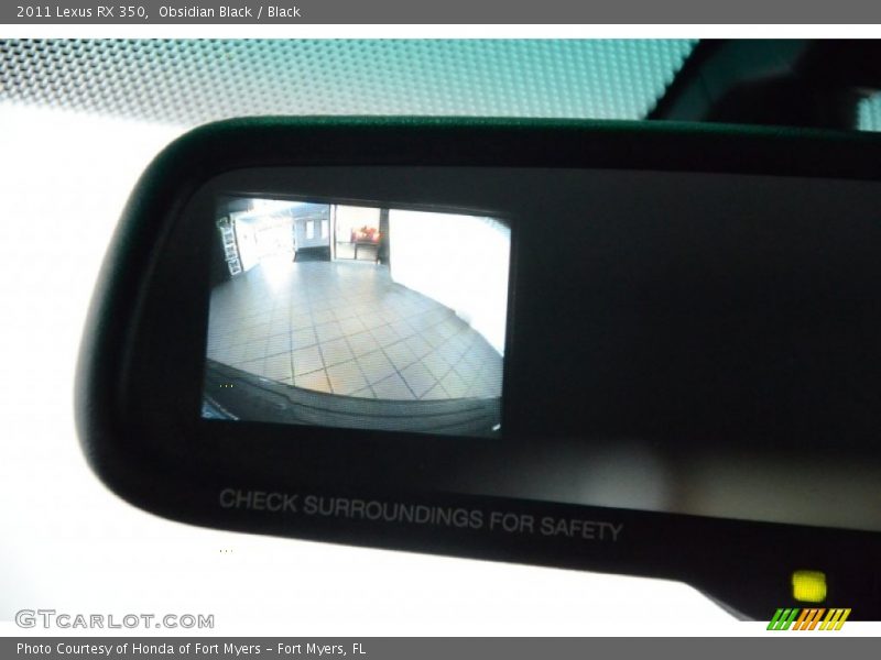 Obsidian Black / Black 2011 Lexus RX 350