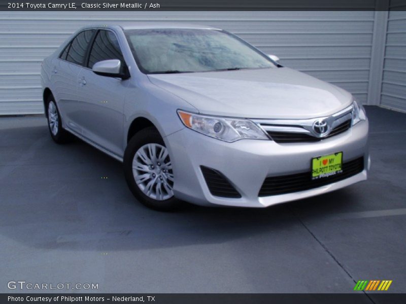 Classic Silver Metallic / Ash 2014 Toyota Camry LE