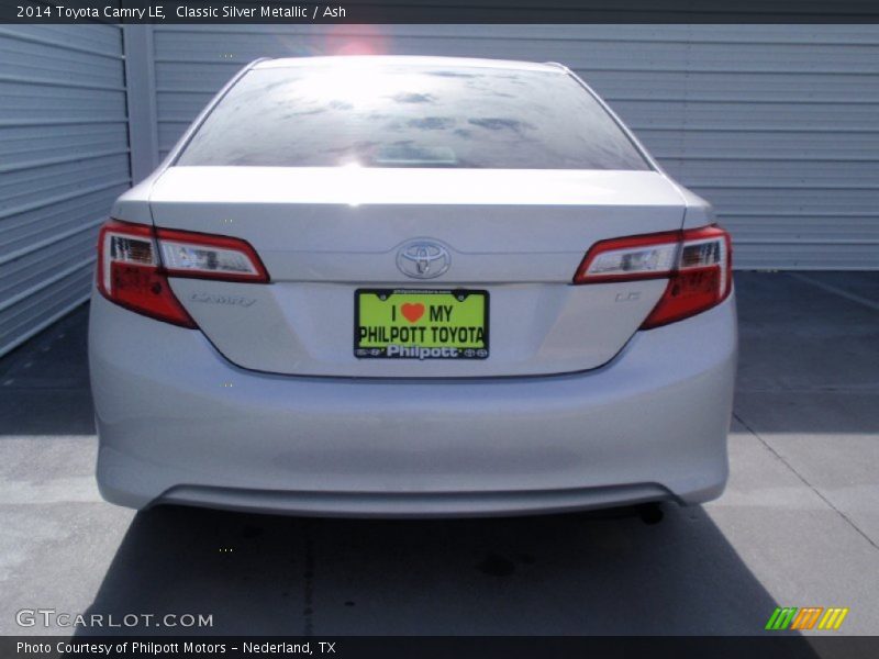 Classic Silver Metallic / Ash 2014 Toyota Camry LE