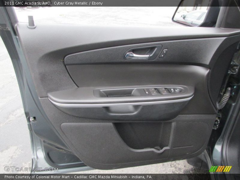 Cyber Gray Metallic / Ebony 2011 GMC Acadia SL AWD