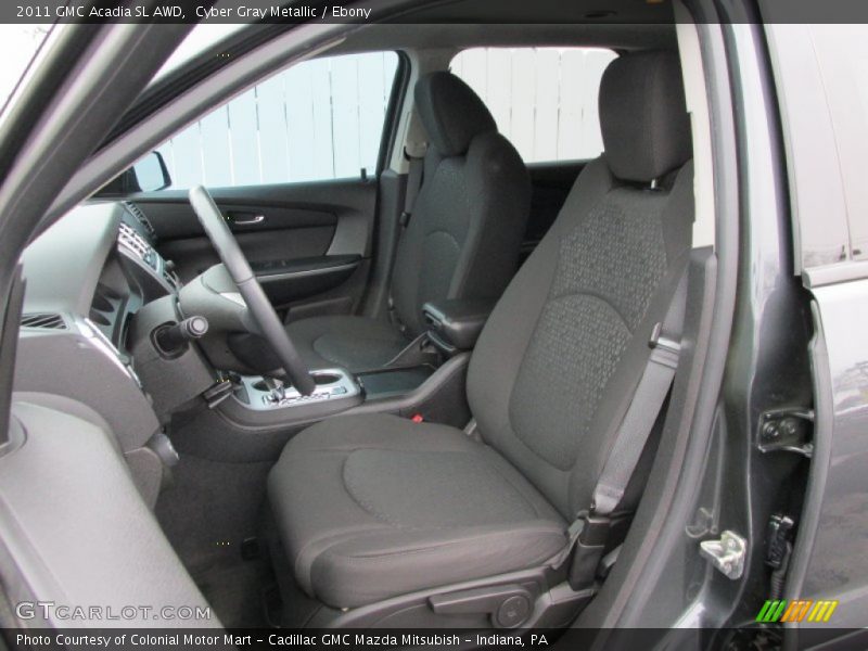 Cyber Gray Metallic / Ebony 2011 GMC Acadia SL AWD