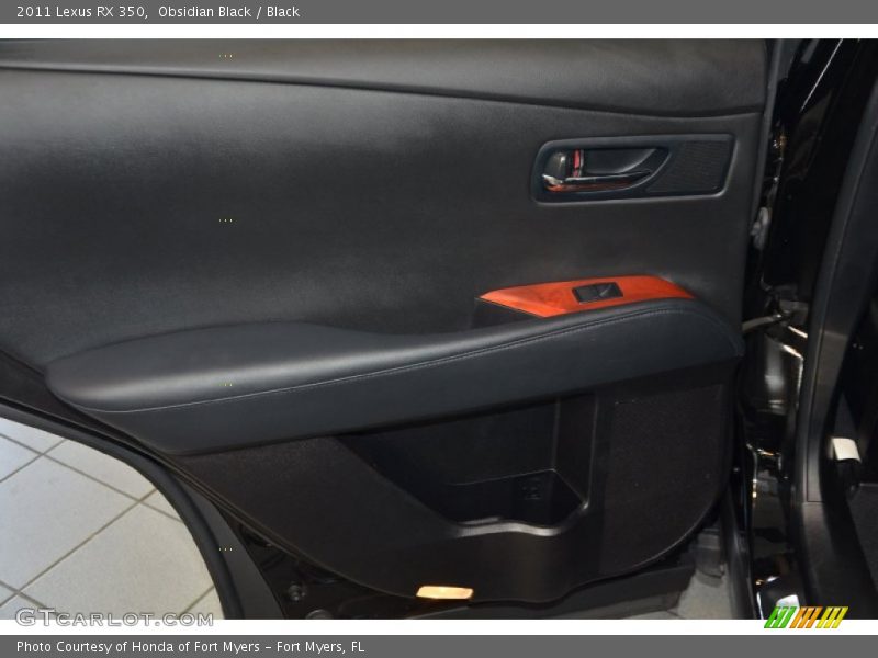 Obsidian Black / Black 2011 Lexus RX 350