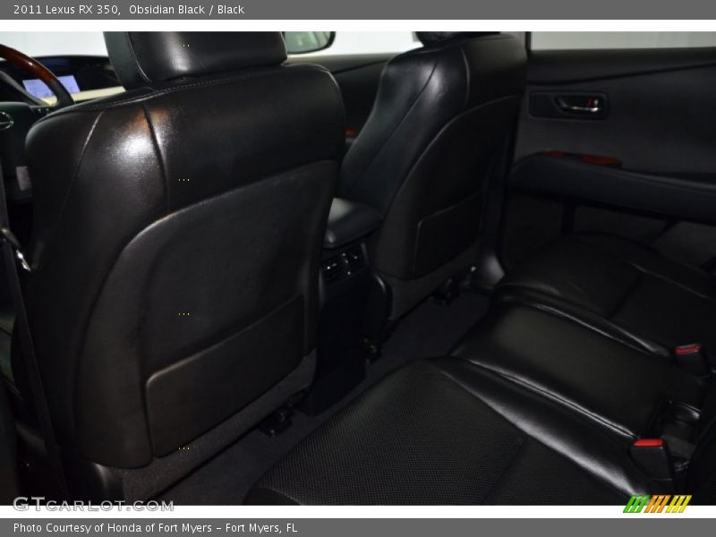 Obsidian Black / Black 2011 Lexus RX 350