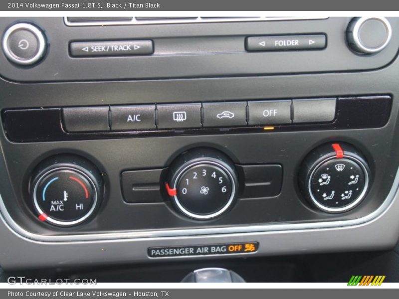 Black / Titan Black 2014 Volkswagen Passat 1.8T S
