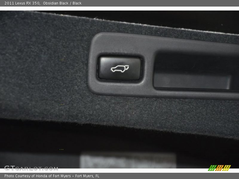 Obsidian Black / Black 2011 Lexus RX 350
