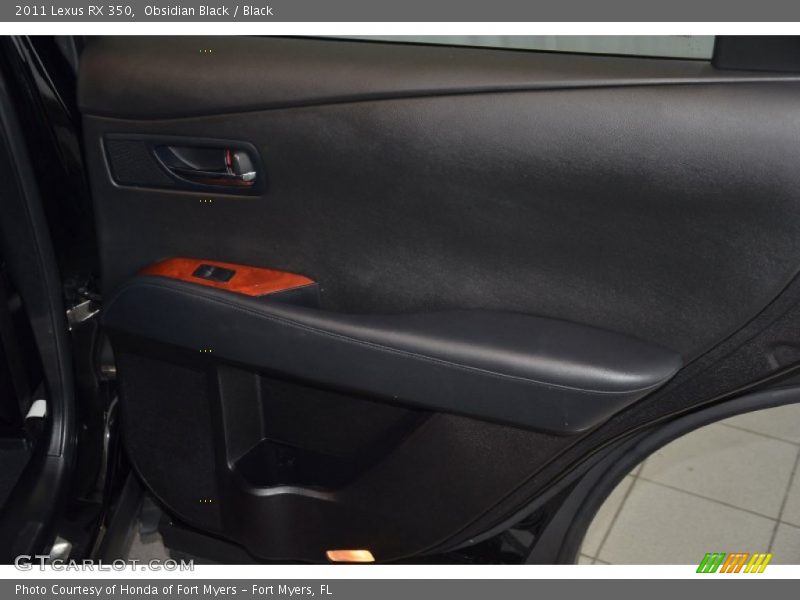 Obsidian Black / Black 2011 Lexus RX 350