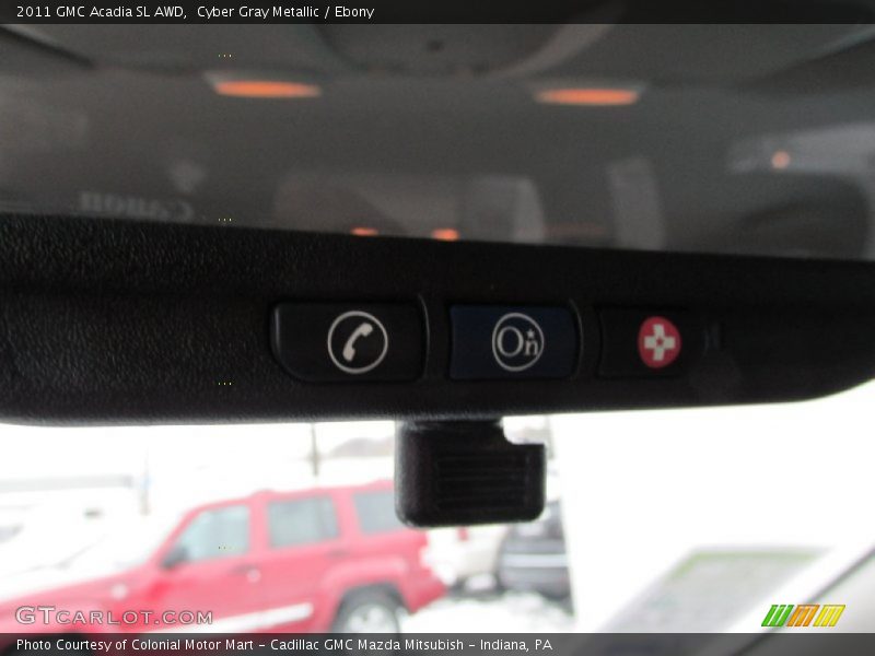 Cyber Gray Metallic / Ebony 2011 GMC Acadia SL AWD