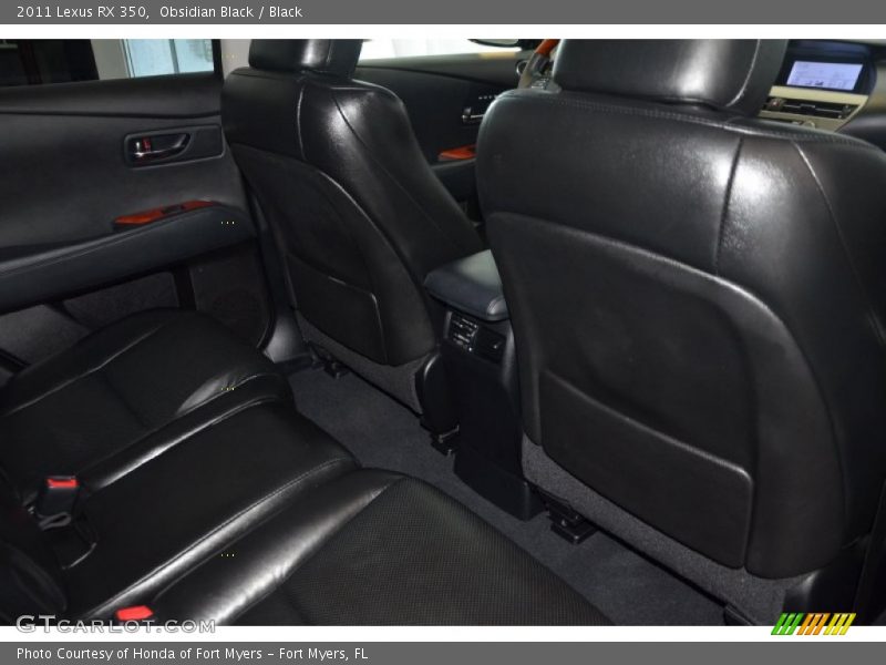 Obsidian Black / Black 2011 Lexus RX 350