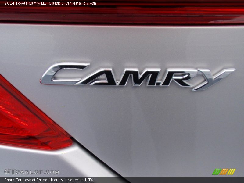 Classic Silver Metallic / Ash 2014 Toyota Camry LE