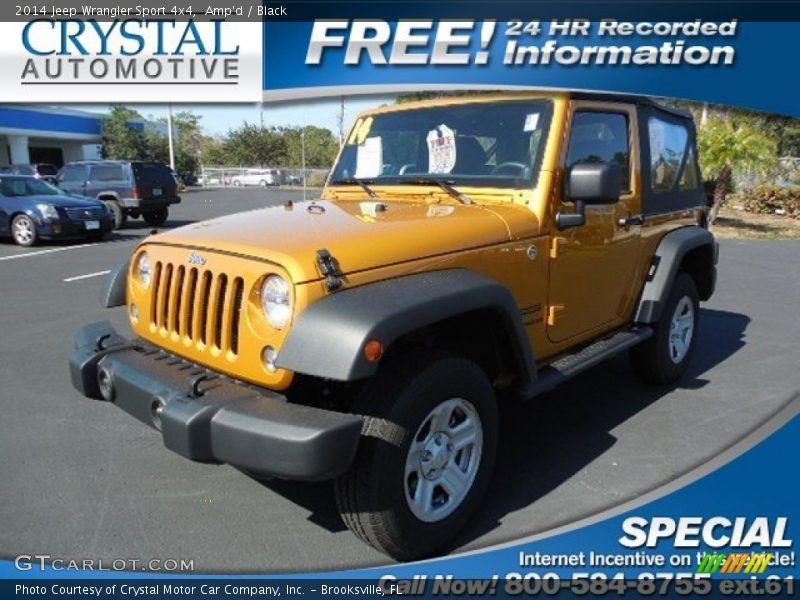 Amp'd / Black 2014 Jeep Wrangler Sport 4x4
