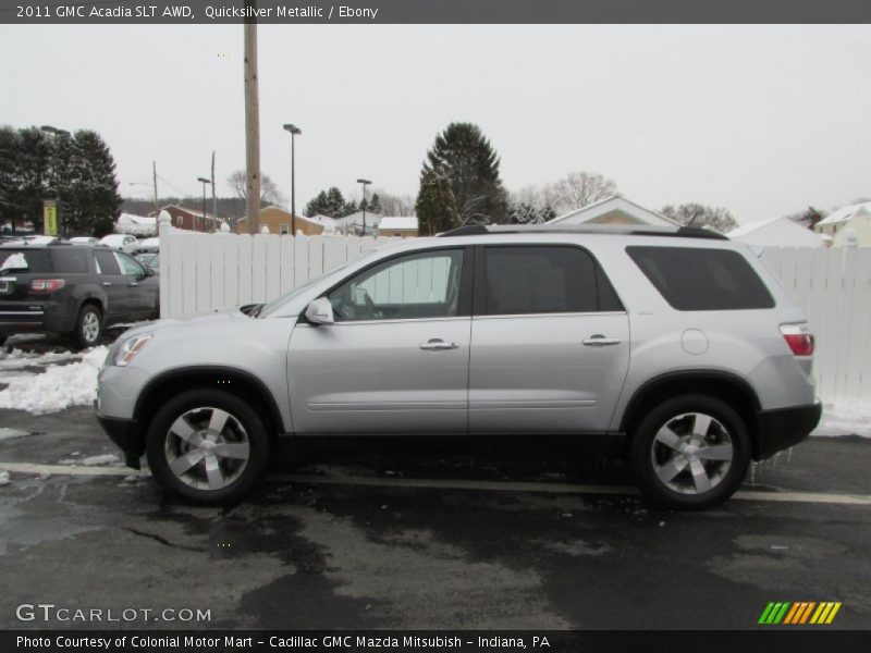 Quicksilver Metallic / Ebony 2011 GMC Acadia SLT AWD
