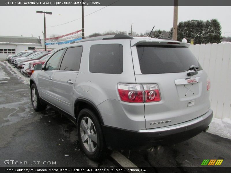Quicksilver Metallic / Ebony 2011 GMC Acadia SLT AWD
