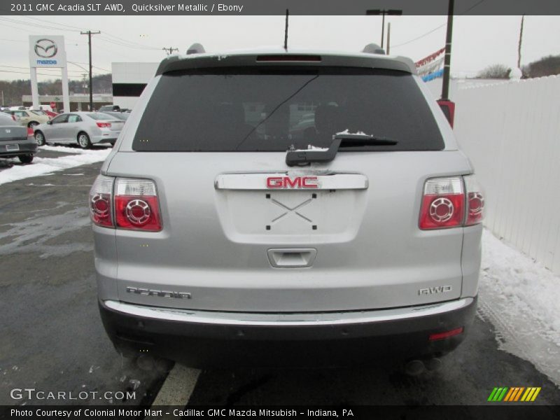 Quicksilver Metallic / Ebony 2011 GMC Acadia SLT AWD