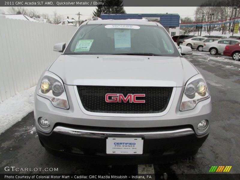Quicksilver Metallic / Ebony 2011 GMC Acadia SLT AWD