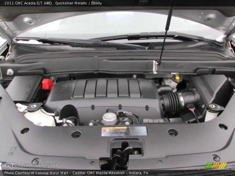 Quicksilver Metallic / Ebony 2011 GMC Acadia SLT AWD