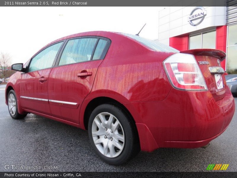 Red Brick / Charcoal 2011 Nissan Sentra 2.0 S