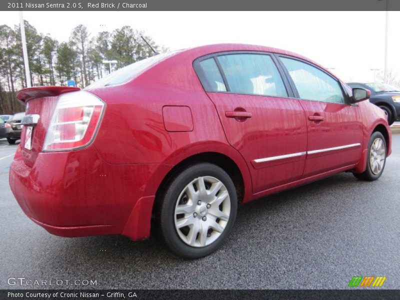 Red Brick / Charcoal 2011 Nissan Sentra 2.0 S