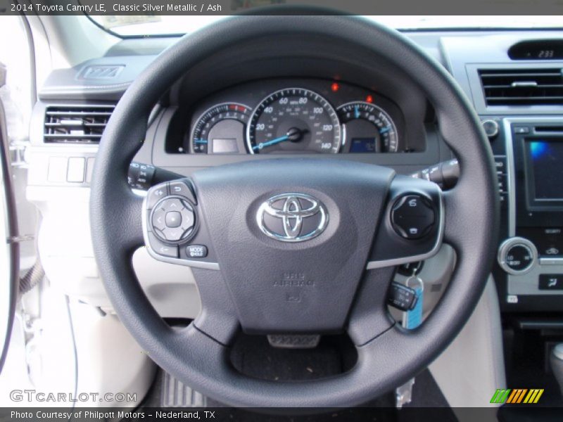 Classic Silver Metallic / Ash 2014 Toyota Camry LE