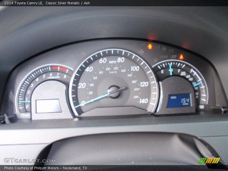 Classic Silver Metallic / Ash 2014 Toyota Camry LE