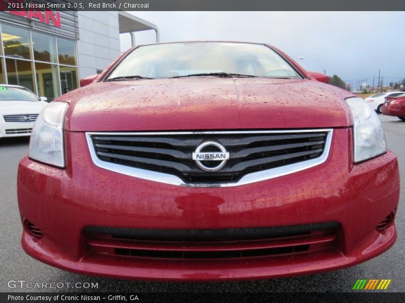 Red Brick / Charcoal 2011 Nissan Sentra 2.0 S