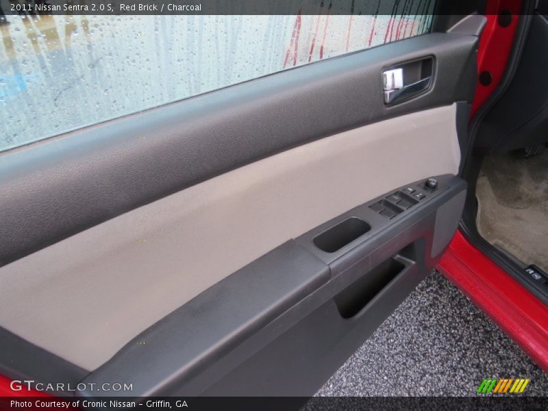 Red Brick / Charcoal 2011 Nissan Sentra 2.0 S