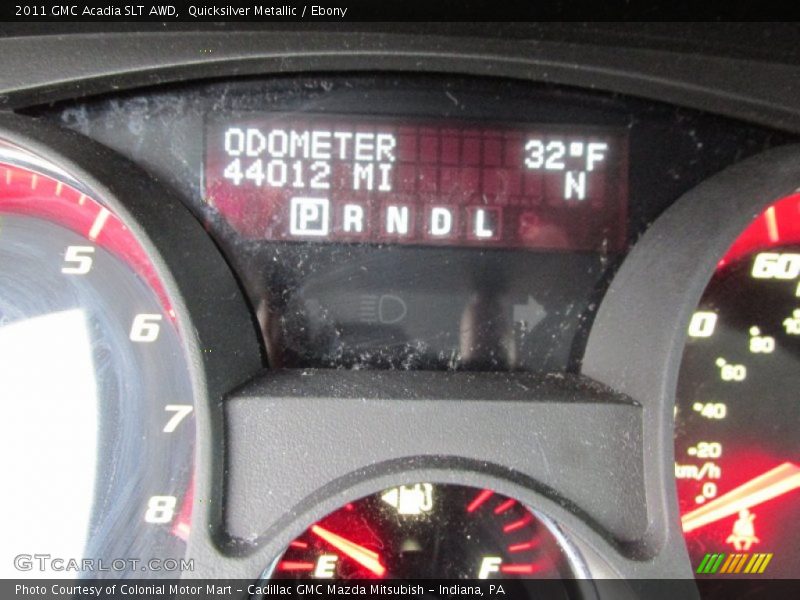 Quicksilver Metallic / Ebony 2011 GMC Acadia SLT AWD