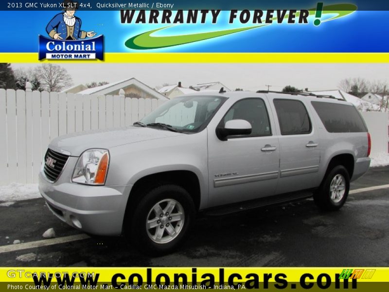 Quicksilver Metallic / Ebony 2013 GMC Yukon XL SLT 4x4