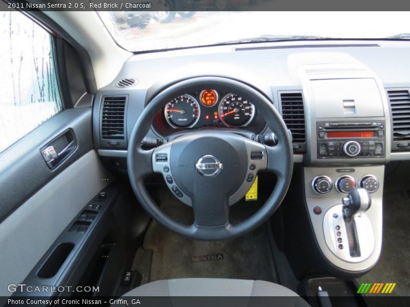 Red Brick / Charcoal 2011 Nissan Sentra 2.0 S
