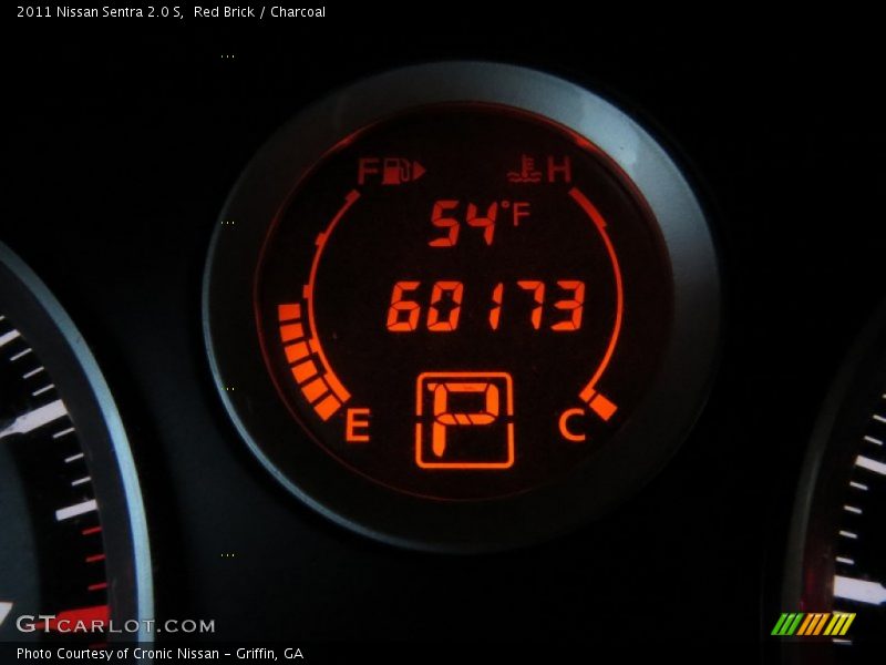 Red Brick / Charcoal 2011 Nissan Sentra 2.0 S