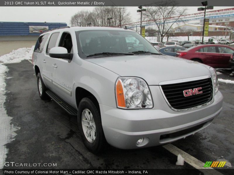 Quicksilver Metallic / Ebony 2013 GMC Yukon XL SLT 4x4