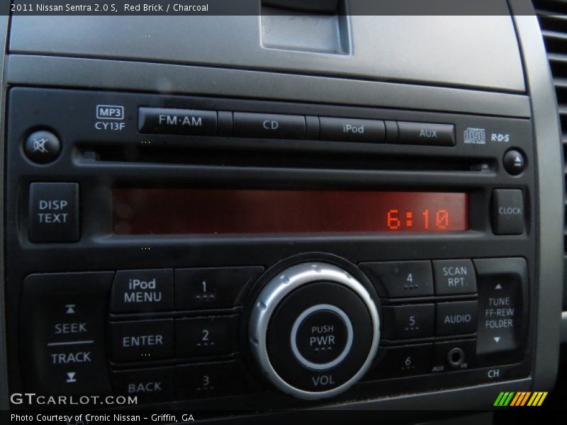 Red Brick / Charcoal 2011 Nissan Sentra 2.0 S