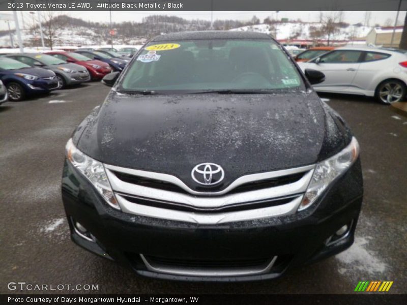 Attitude Black Metallic / Black 2013 Toyota Venza LE AWD