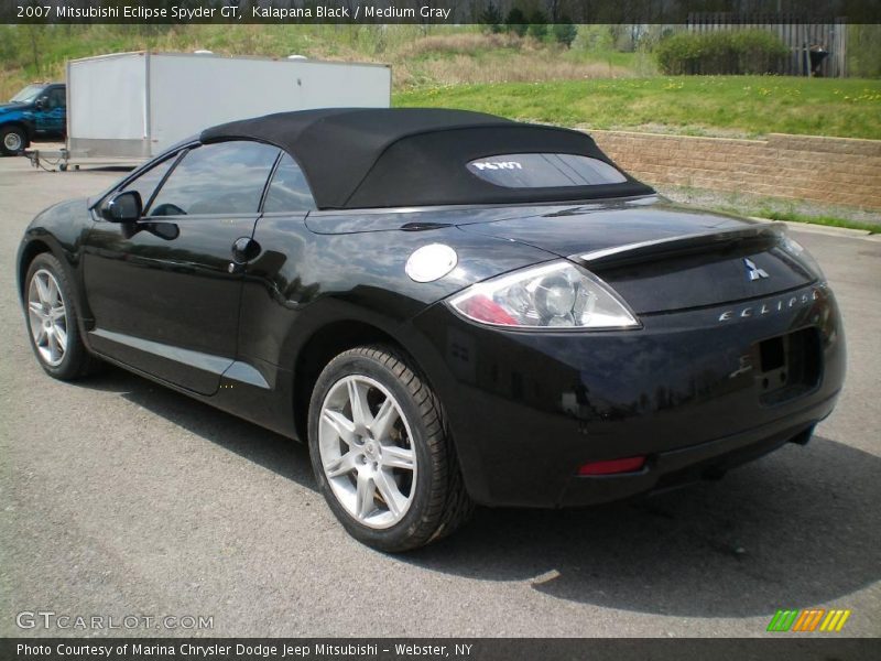 Kalapana Black / Medium Gray 2007 Mitsubishi Eclipse Spyder GT