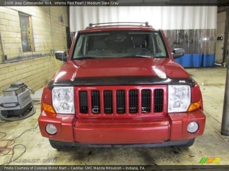 Inferno Red Pearl / Medium Slate Gray 2006 Jeep Commander 4x4