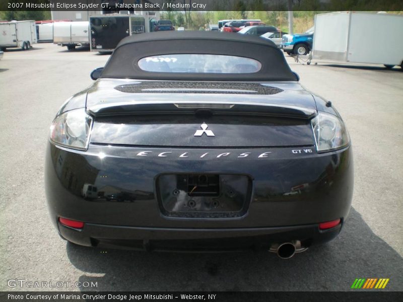 Kalapana Black / Medium Gray 2007 Mitsubishi Eclipse Spyder GT