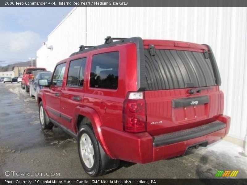 Inferno Red Pearl / Medium Slate Gray 2006 Jeep Commander 4x4