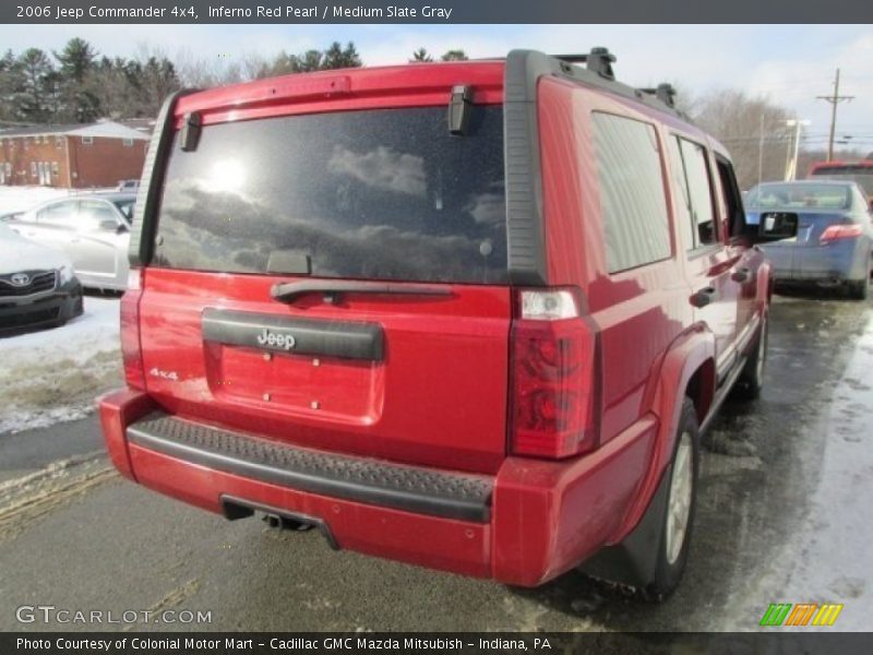 Inferno Red Pearl / Medium Slate Gray 2006 Jeep Commander 4x4