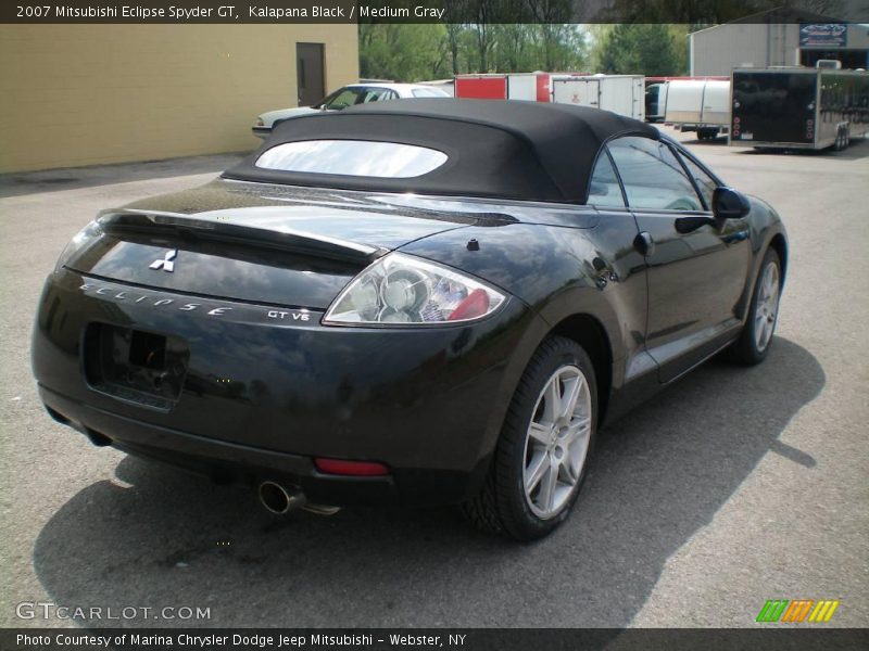 Kalapana Black / Medium Gray 2007 Mitsubishi Eclipse Spyder GT