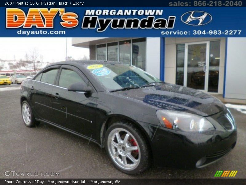 Black / Ebony 2007 Pontiac G6 GTP Sedan