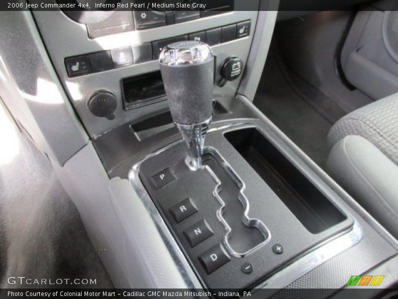 Inferno Red Pearl / Medium Slate Gray 2006 Jeep Commander 4x4