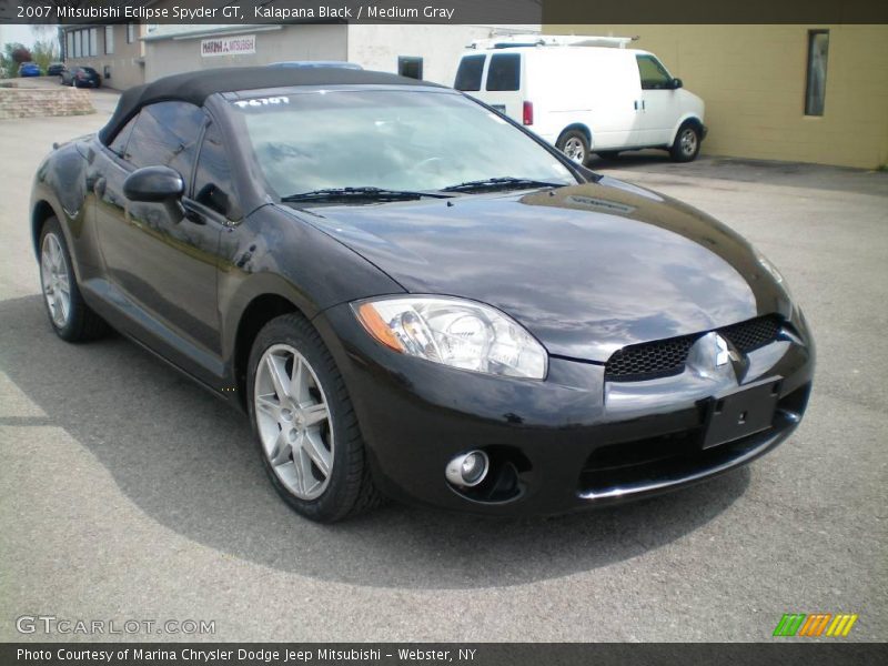 Kalapana Black / Medium Gray 2007 Mitsubishi Eclipse Spyder GT