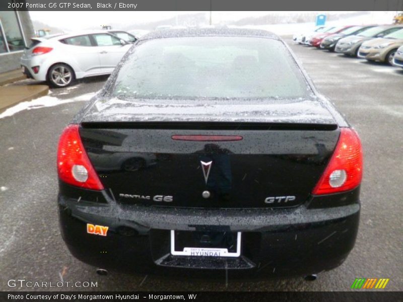 Black / Ebony 2007 Pontiac G6 GTP Sedan