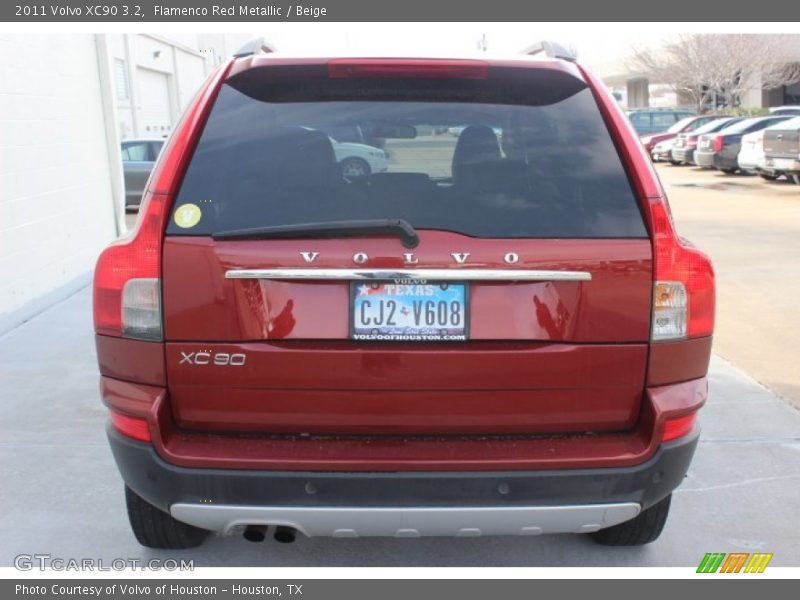 Flamenco Red Metallic / Beige 2011 Volvo XC90 3.2