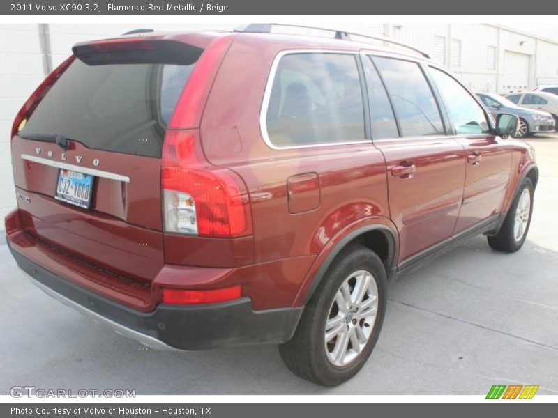 Flamenco Red Metallic / Beige 2011 Volvo XC90 3.2