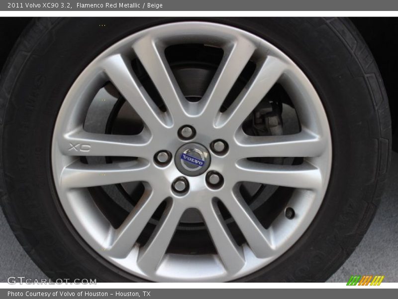 Flamenco Red Metallic / Beige 2011 Volvo XC90 3.2