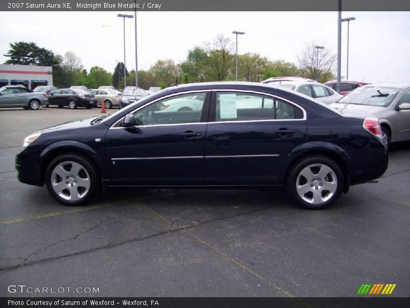 Midnight Blue Metallic / Gray 2007 Saturn Aura XE