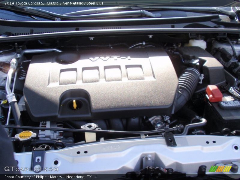  2014 Corolla S Engine - 1.8 Liter DOHC 16-Valve Dual VVT-i 4 Cylinder