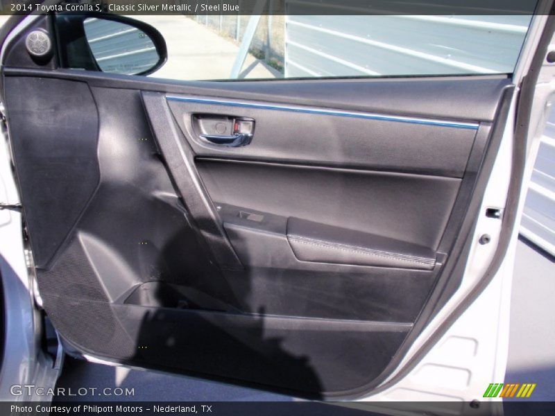 Classic Silver Metallic / Steel Blue 2014 Toyota Corolla S
